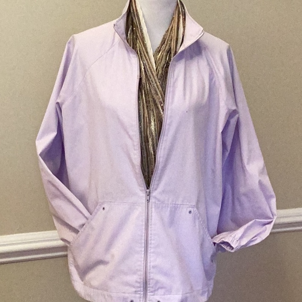 Blair unlined casual zip up jacket with 2 big front pockets size M